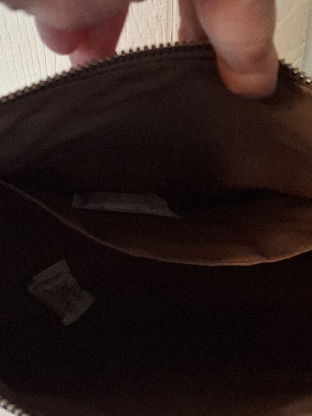 Coach Signature Ellie File Canvas and Leather Shoulder Bag in Khaki - Picture 11 of 14